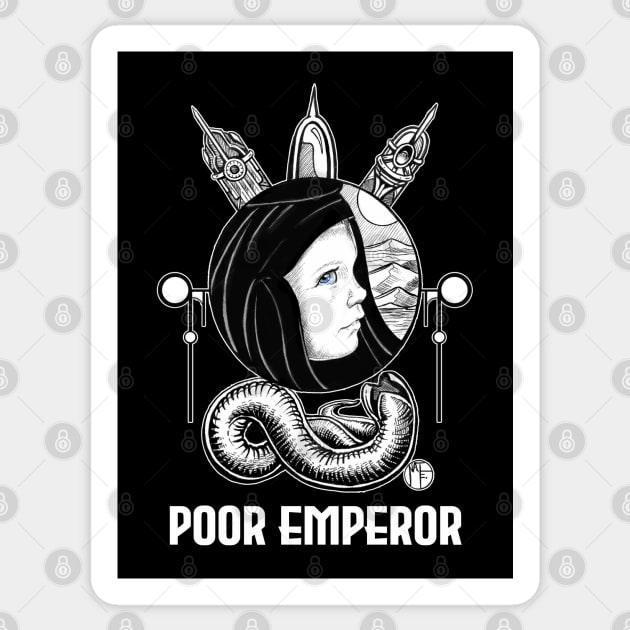 Alia - Poor Emperor Quote - Dune Sticker by Nat Ewert Art